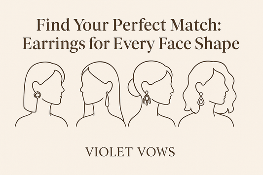 💫 Find Your Perfect Match: Earrings for Every Face Shape | Violet Vows
