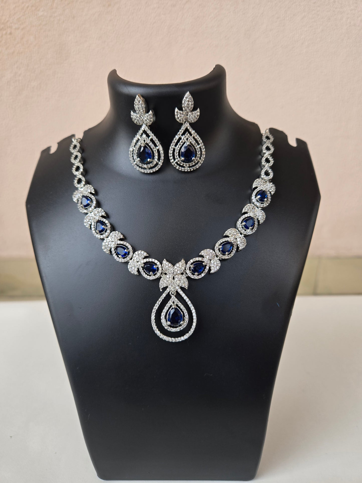 Silver with Blue Sapphire