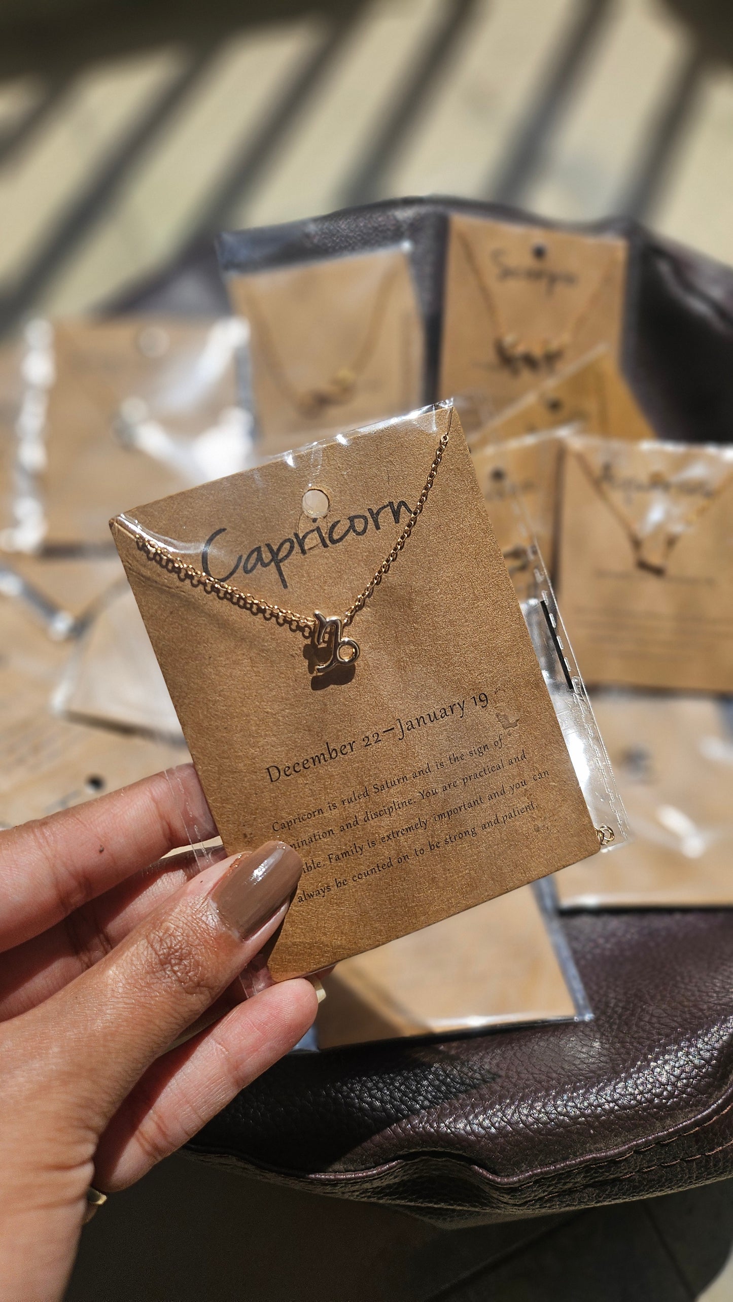 Capricorn Constellation Necklace