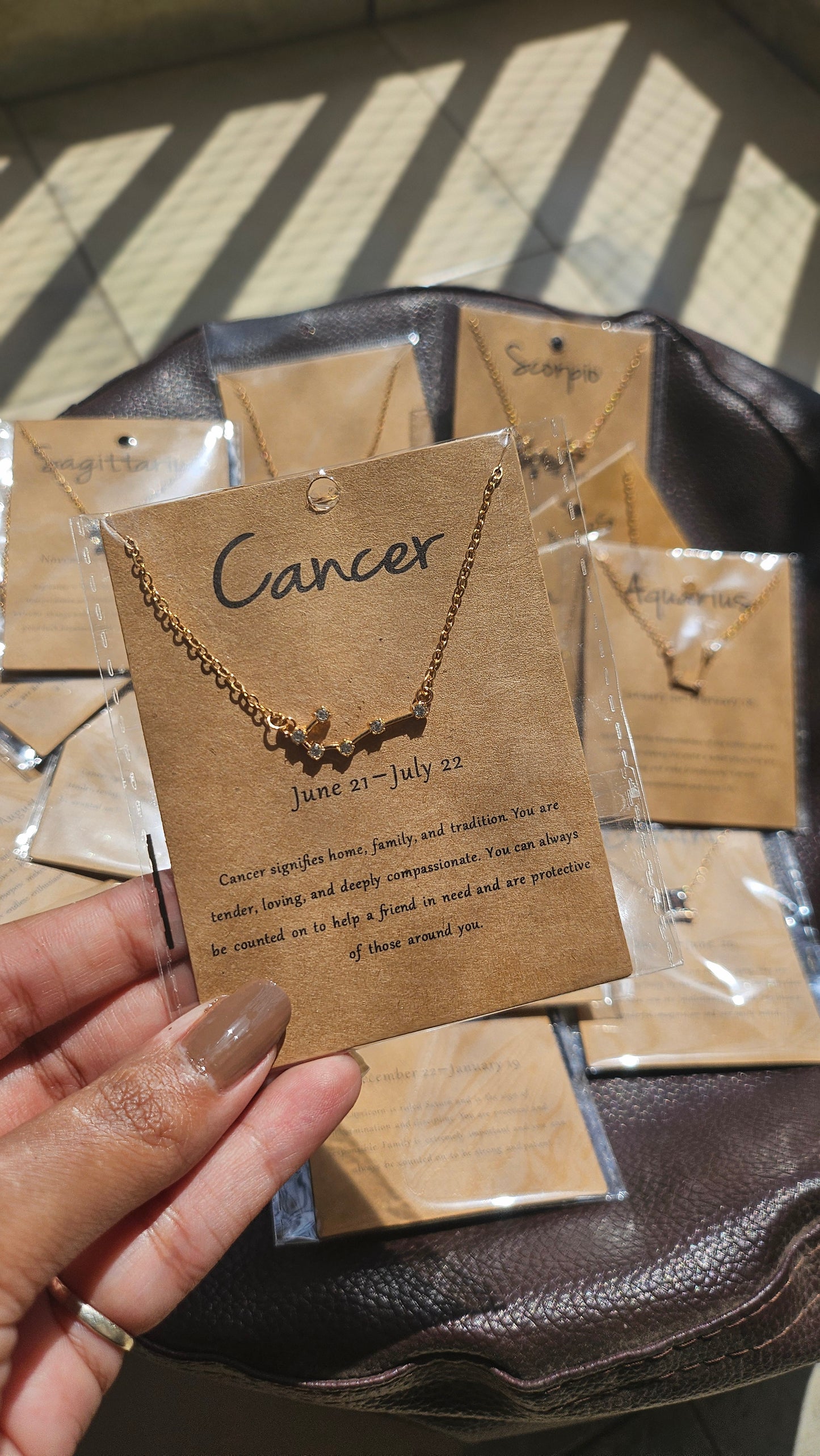 Cancer Constellation Necklace