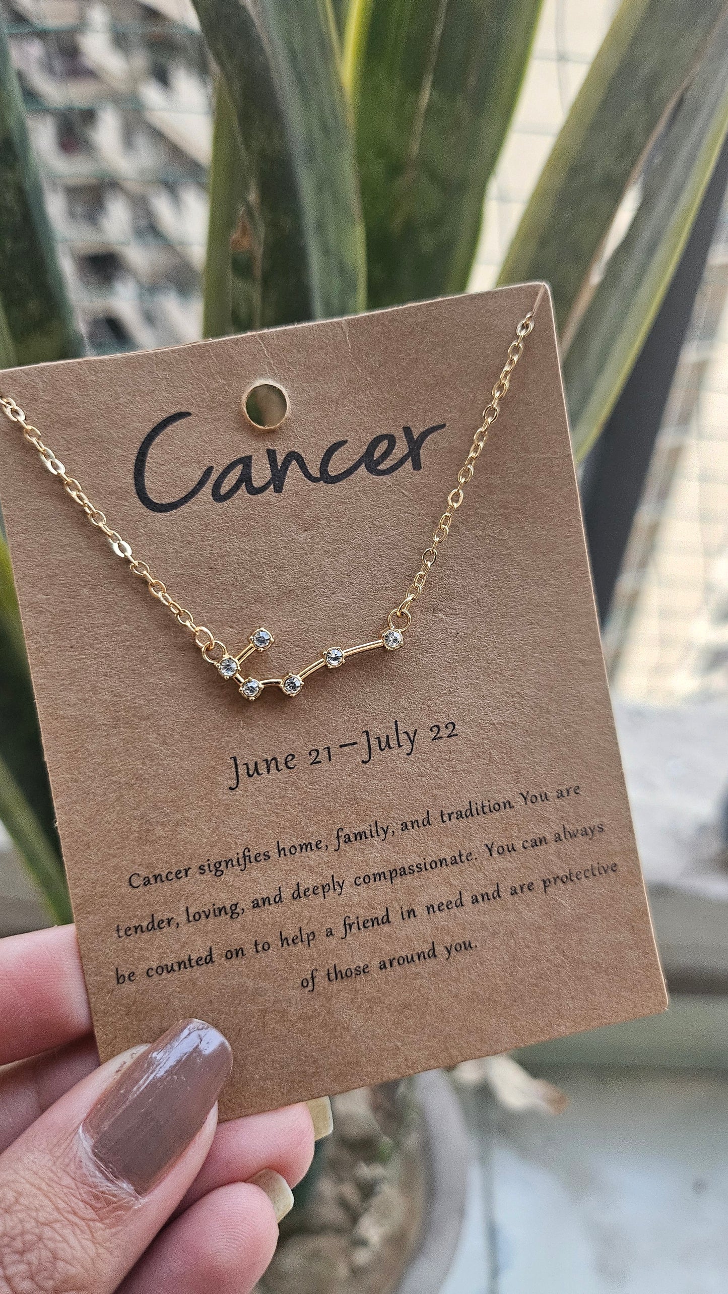 Cancer Constellation Necklace