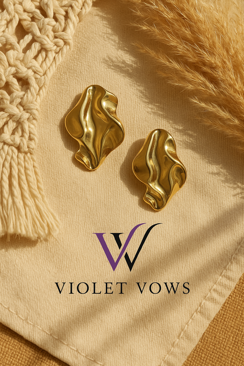 Liquid Gold Studs