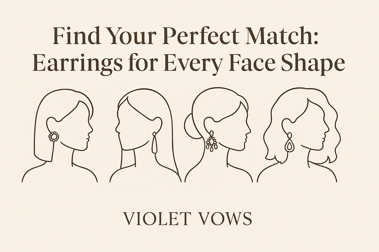 💫 Find Your Perfect Match: Earrings for Every Face Shape | Violet Vows