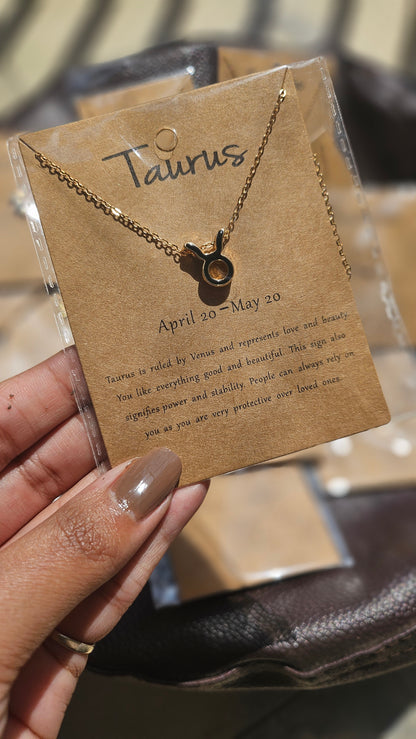 Taurus Constellation Necklace