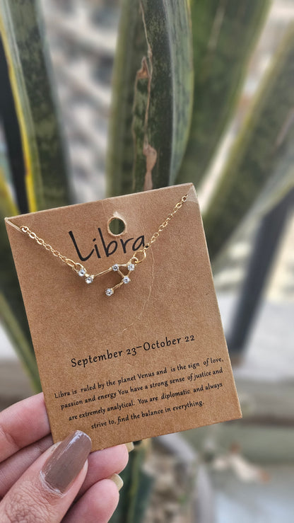Libra Constellation Necklace