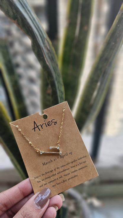 Aries Constellation Necklace