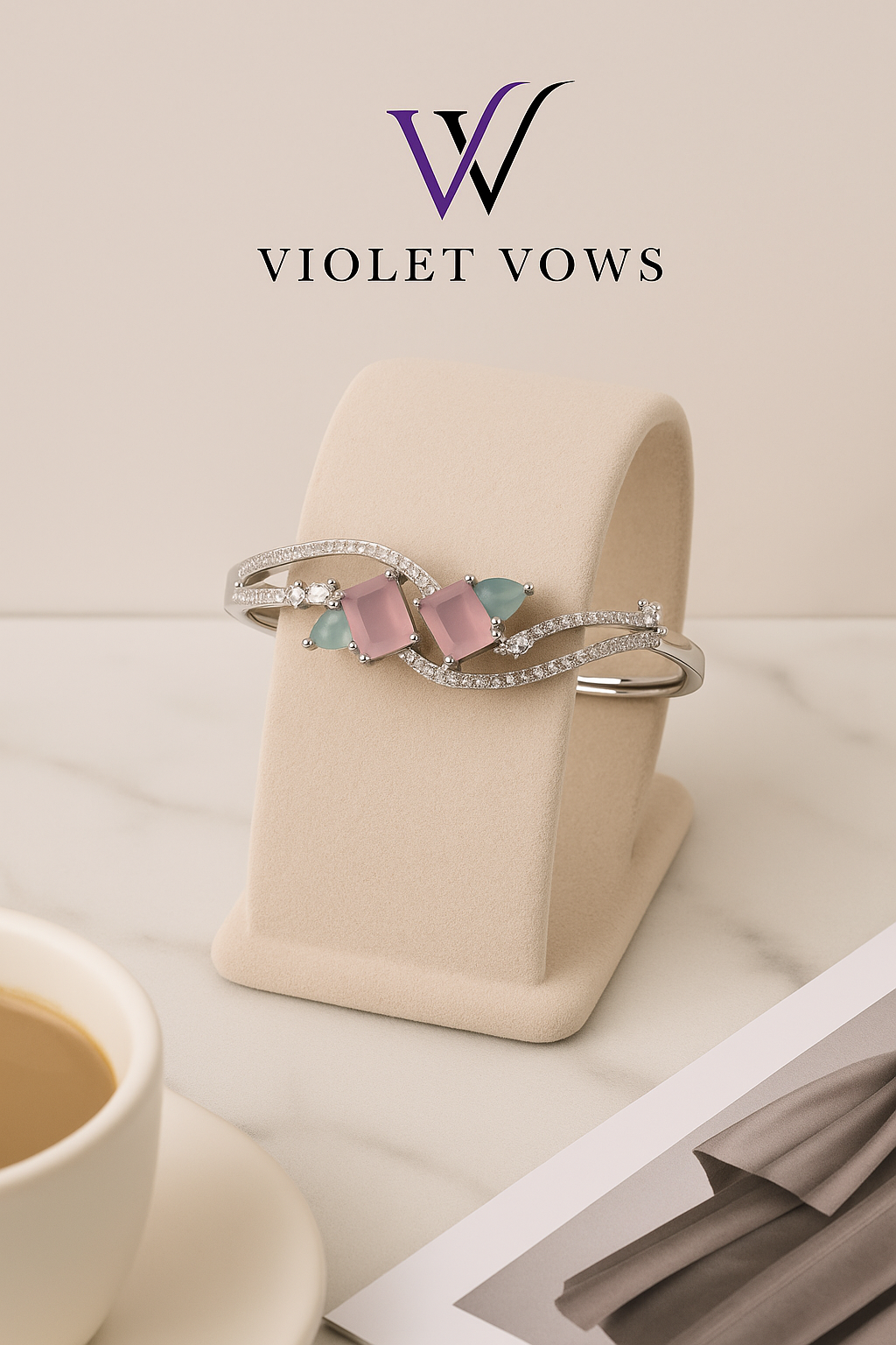 Crystalline Grace in Silver