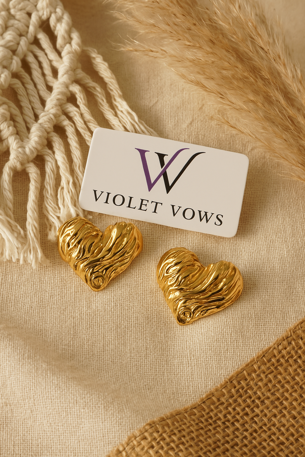 Heart Studs