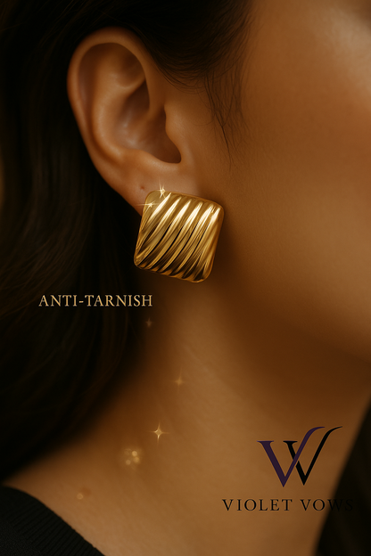 Modern Twist Studs