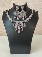 Whispers of Romance Necklace Set - Baby Pink