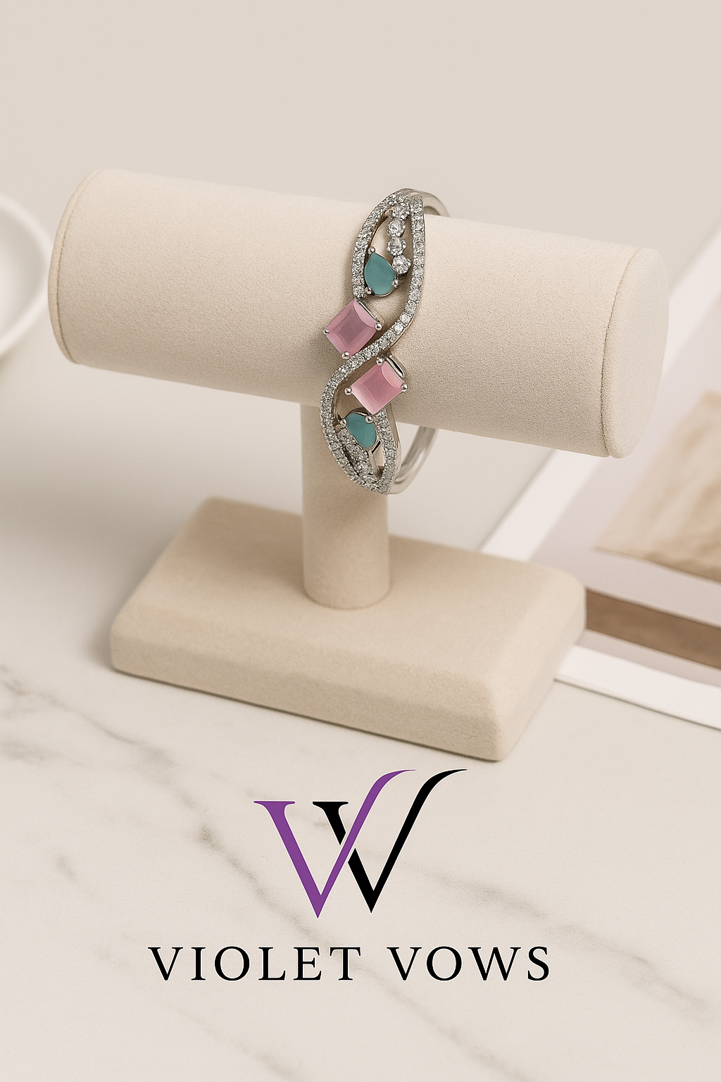 Crystalline Grace in Silver