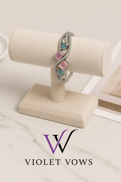 Crystalline Grace in Silver