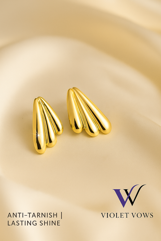 Gold Sienna Hoops