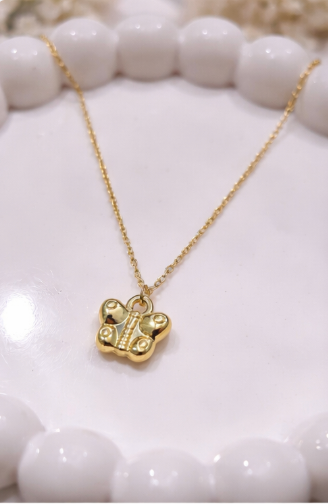 Golden Butterfly Charm Necklace