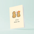 Greeting Card - Nuts About You 4 X 6 inch
