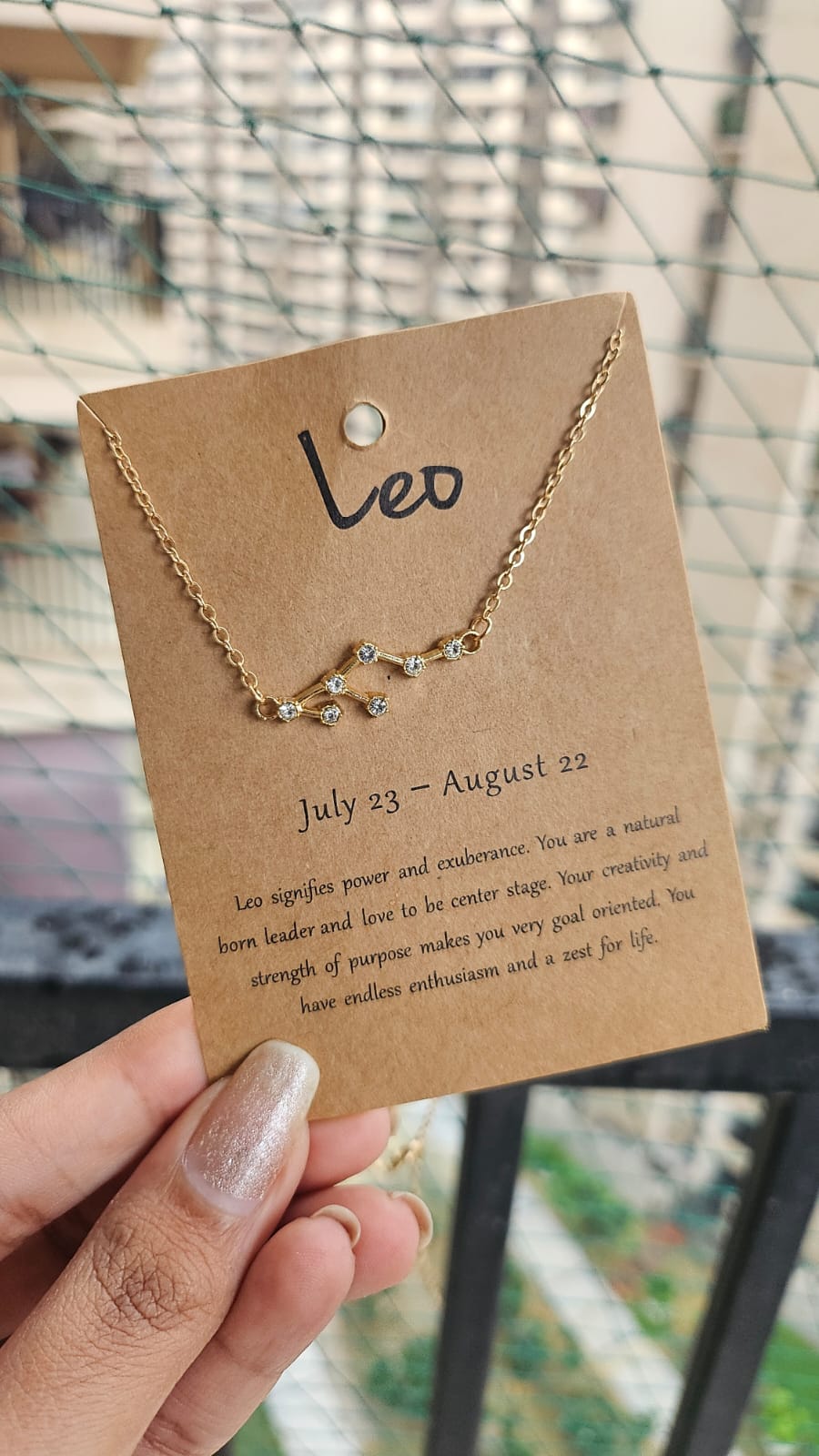 Leo Constellation Necklace