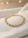 Olive Bracelet – Pearl Heart Gold Bracelet