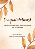 Congratulations Card