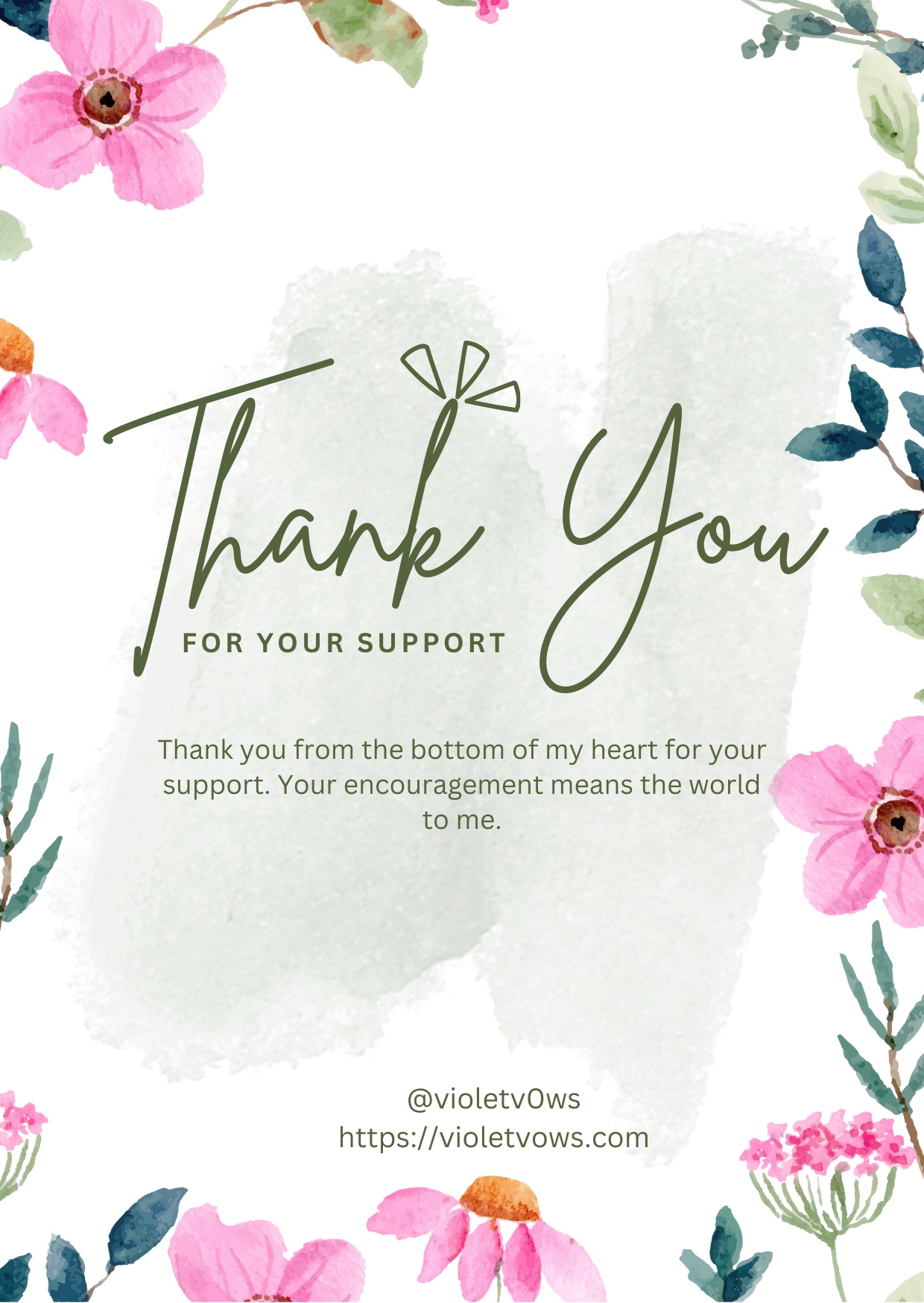 Thank You Card