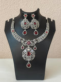 Crimson Radiance Jewel Set - Red