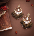 Chahat - Trending Design Chand Bali Earring - Mehndi