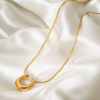 Gold-Plated Stainless Steel Anti Tarnish Geometric Shaped Pendant For Women