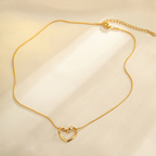 Gold-Plated Anti Tarnish Heart Themed Pendant