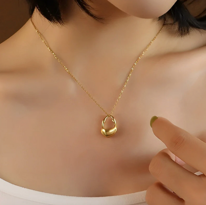 Gold Plated Anti Tarnish Stainless Steel Contemporary Pendant
