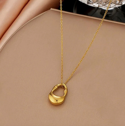 Gold Plated Anti Tarnish Stainless Steel Contemporary Pendant