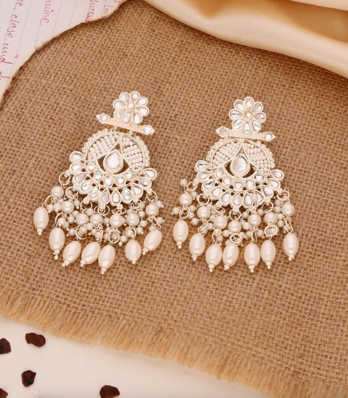 Eliza - Plated & handcrafted Dangle Earrings