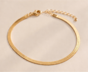 Gold Smiley Face Bracelet Set - Pack of 4