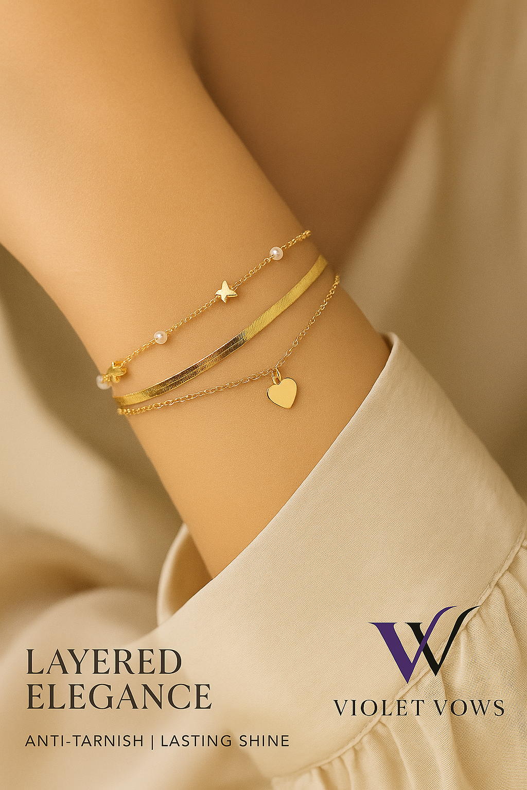 The Celestial Heart Bracelet