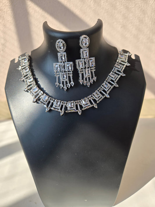 Glam: Geometric American Diamond Set - Transparent
