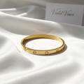Classic Gold Minimal Bangle Bracelet for Women – Luxury Inspired Everyday Elegance