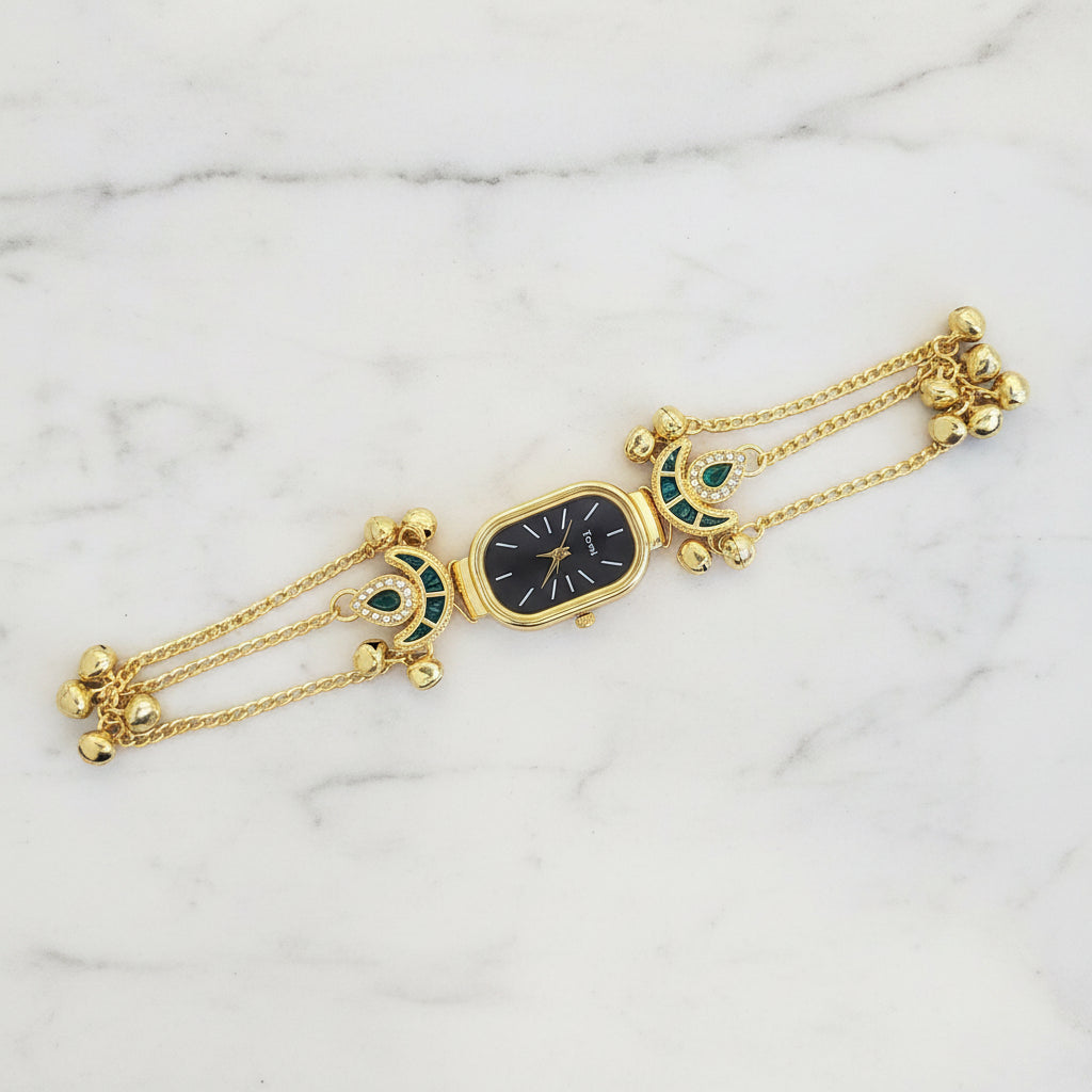 Royal Peacock Charm Bracelet Watch