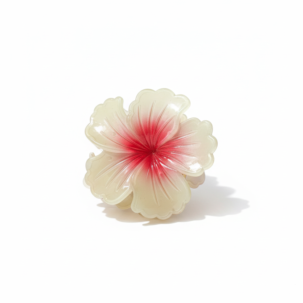Cream-Red Gradient Clip