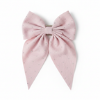 Sparkly Fabric Hair Bow – Random Colour