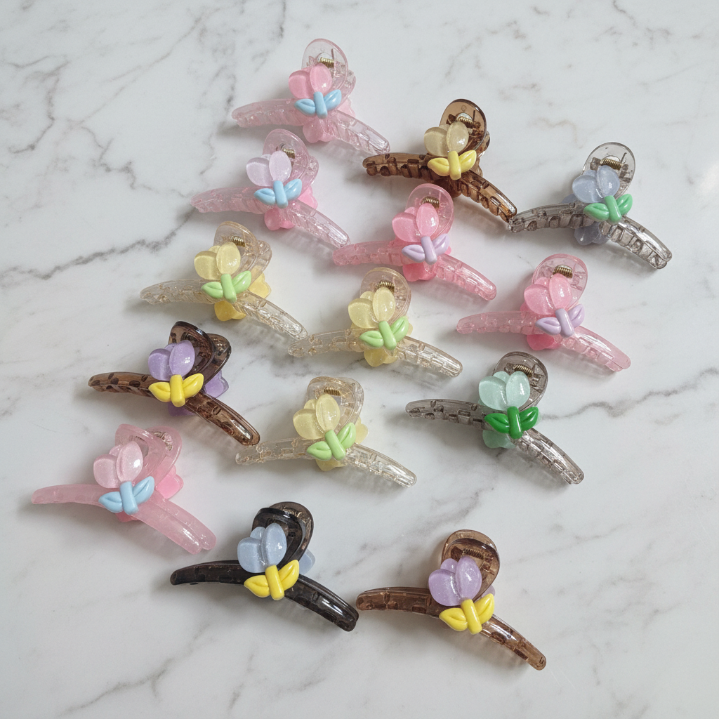 Tulip Flower Hair Claw Clip | Random Color