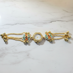 Meenakari Enamel Bracelet Watch – studio product shot