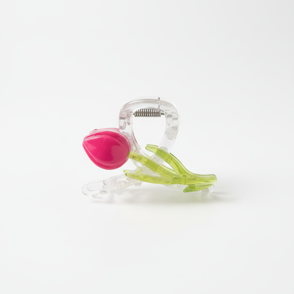 Tulip Bloom Hair Claw Clip | Random Colour