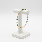 Multicolor Gemstone Tulip Bracelet