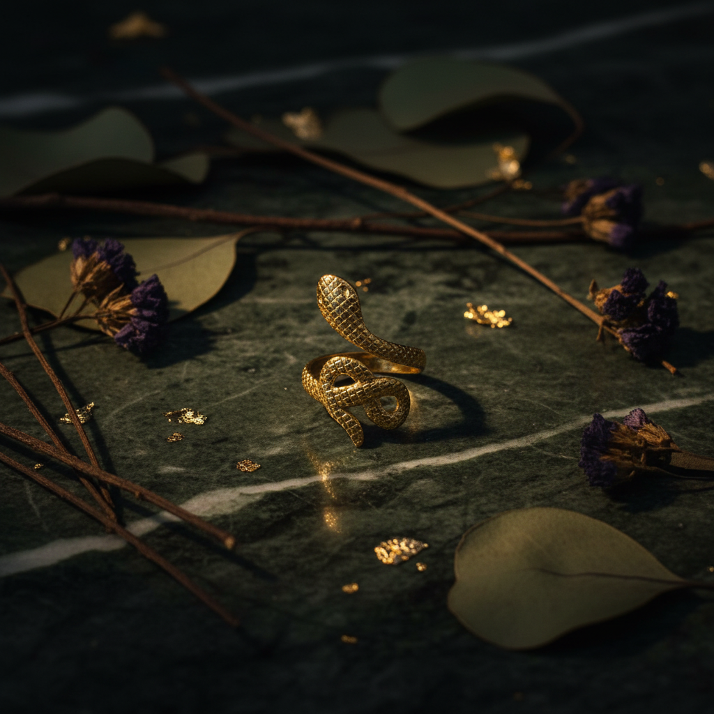 Gold Snake Ring