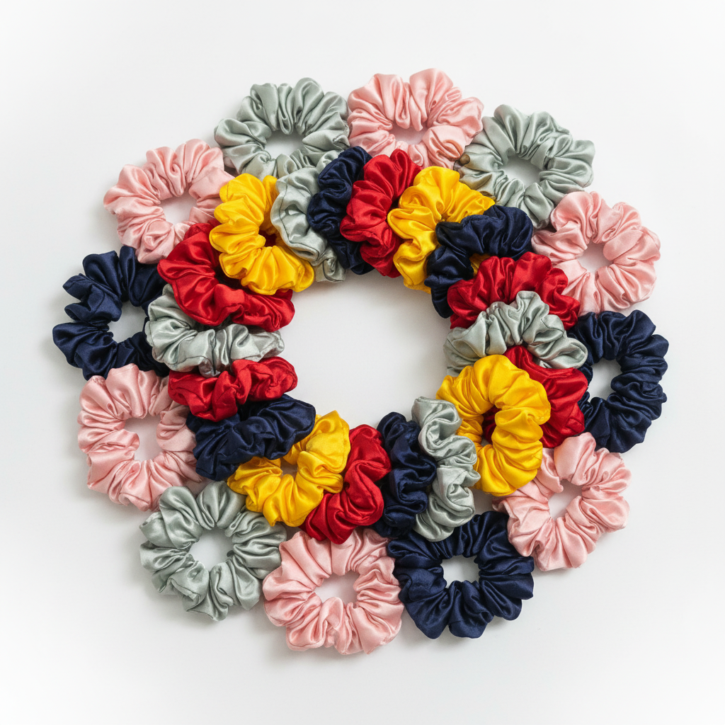 Satin Hair Scrunchie | Random Colour