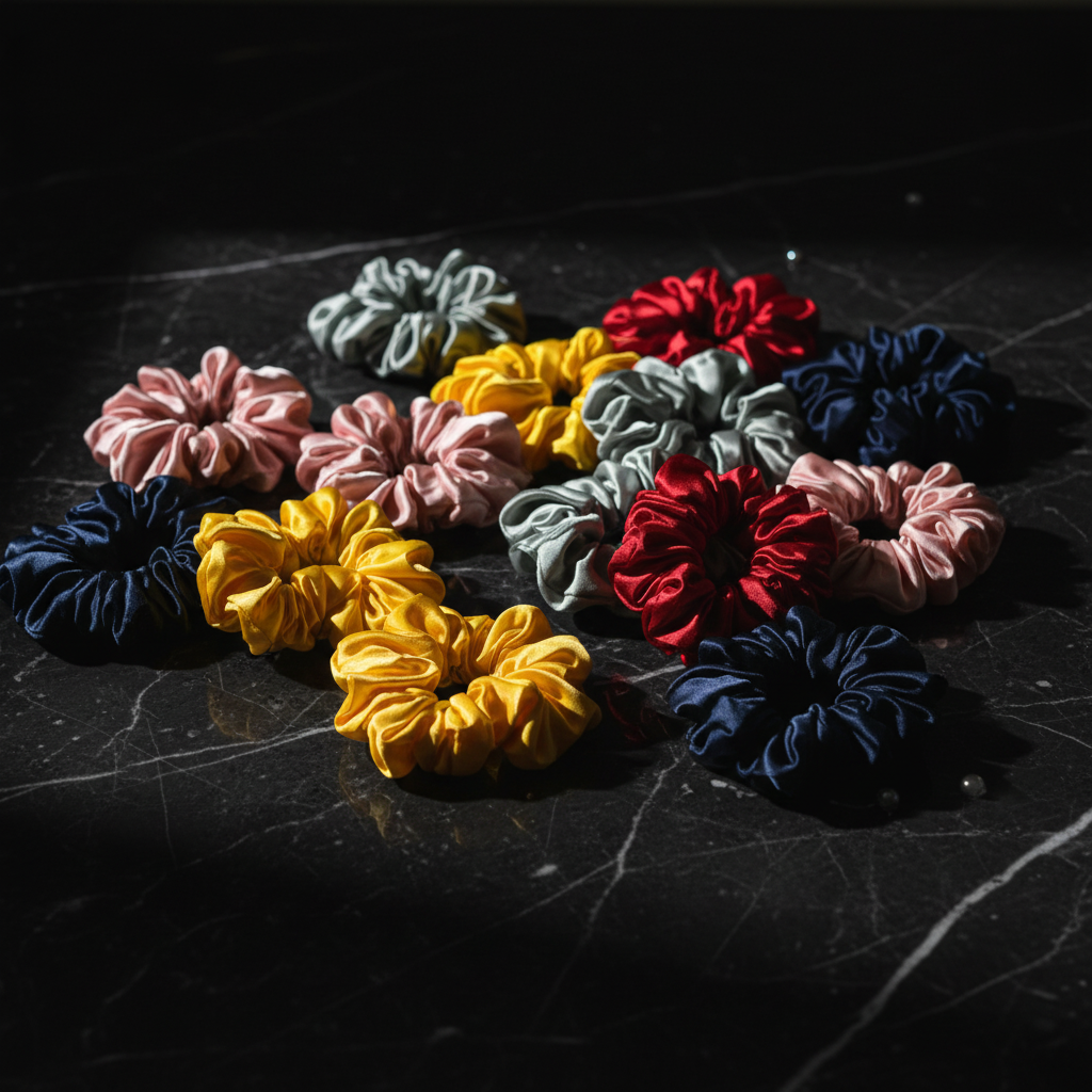 Satin Hair Scrunchie | Random Colour