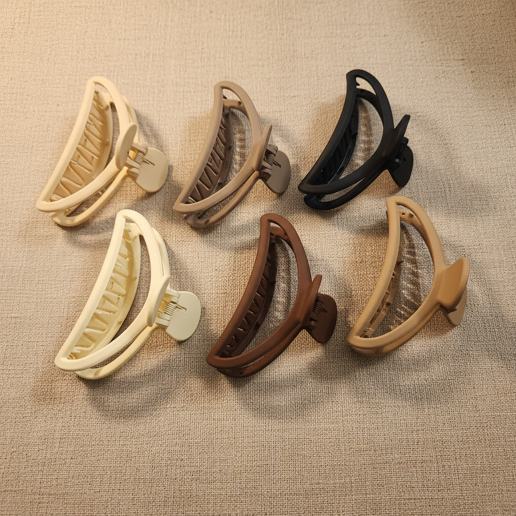 Crescent Moon Hair Claw Clip | Random Colour