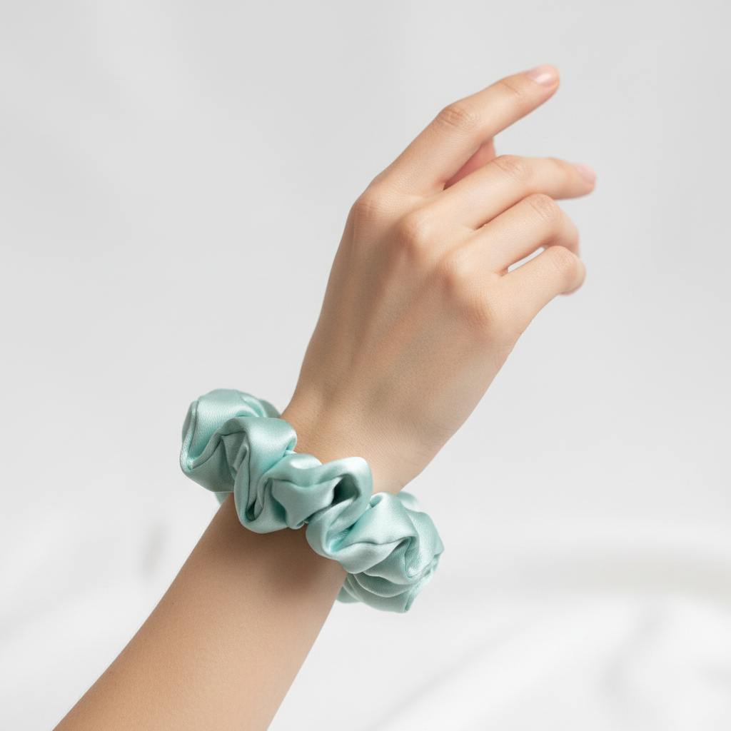 Satin Hair Scrunchie | Random Colour