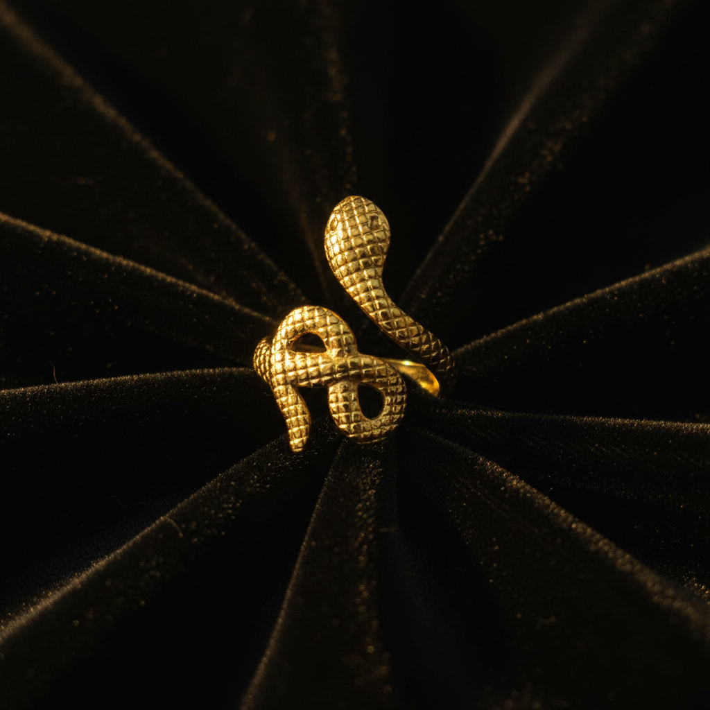 Gold Snake Ring