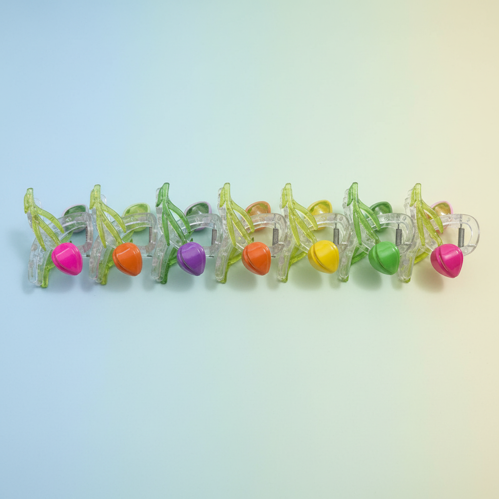 Tulip Bloom Hair Claw Clip | Random Colour