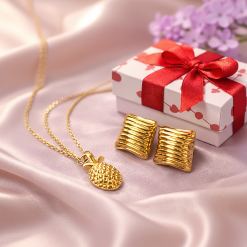 Earrings & Pendant Necklace | Premium Gift Set