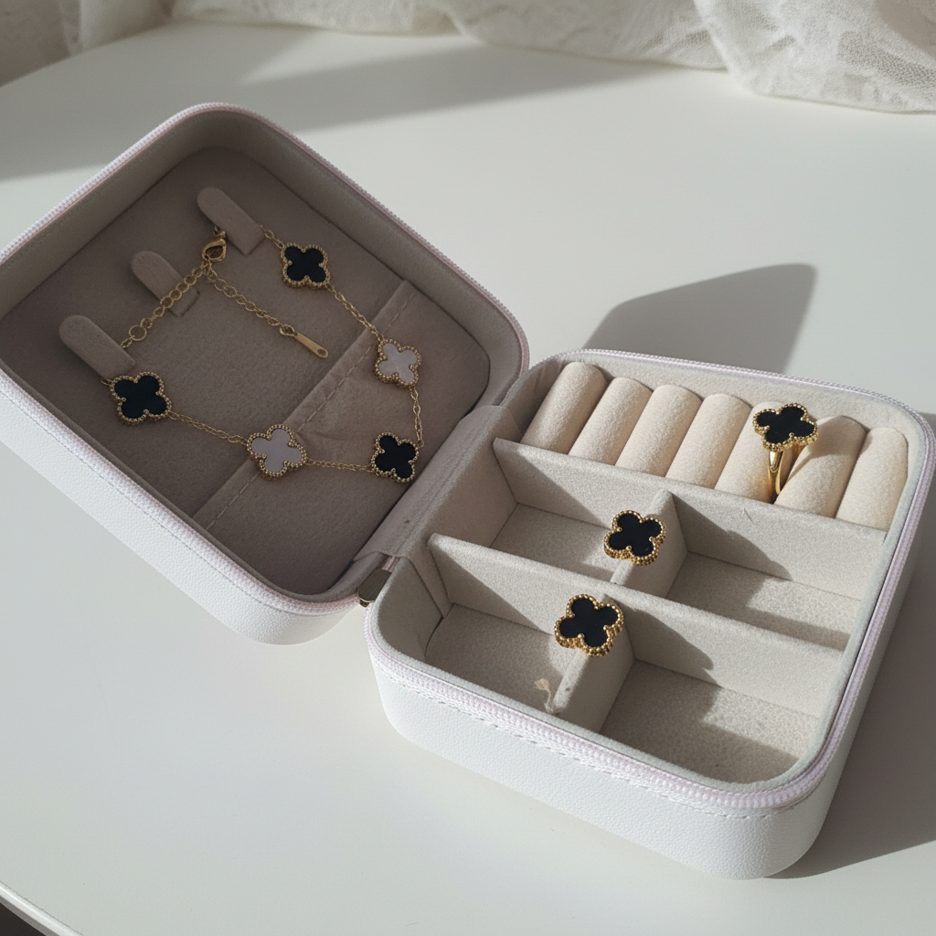 Mini Jewellery Organizer Gift Box - Bracelet, Ring & Earrings